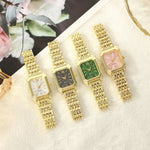 Ensemble Montre Et Bijoux Dores