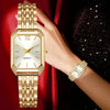 Ensemble Montre et Bijoux Dorés