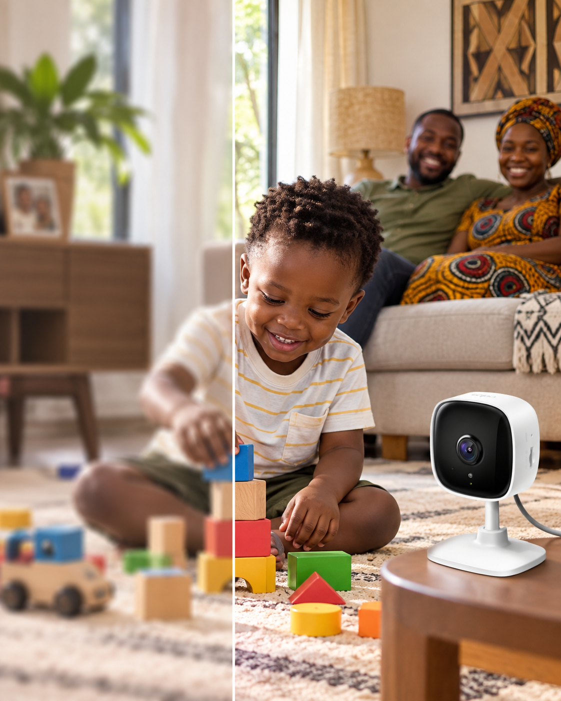 Qualité vidéo Full HD 1080p de la caméra Tapo C100