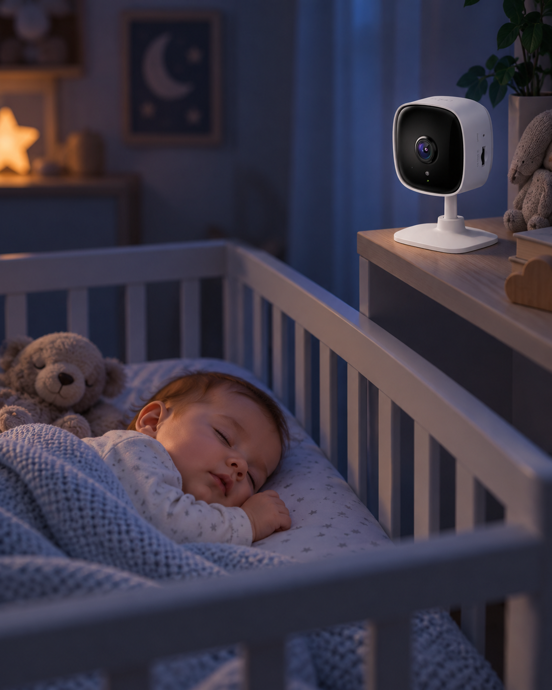 Surveillance nocturne du bébé avec Tapo C100